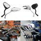 2pcs! Universal Motorcycle Side Rear View Mirrors Pair Chrome SKELETON Skull HAND Claw 8mm 10mm Motorbike Rearview Mirror