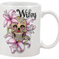 Sugar skull hubby and wifey mugs