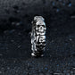 stainless steel punk cycle skull ring for men personality popular for aliexpress jewelry