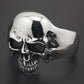 316L Stainless Steel Huge Heavy Skull Mens Biker Rocker Punk Bracelet Bangle Cuff