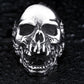devil punk skull ring stainless steel vintage ring for men titanium steel jewelry