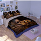 3D Skull Bedding set Cotton Blend Duvet Cover Set Full/Queen/King Size Bedspread Sugar Flower wedding gifts party favors