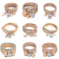 3Pcs Tree of Life Bracelet Popcorn Owl Heart Anchor Musical Note Charm Bracelets For Women Pulseria Feminina Boy & Girl Jewelry