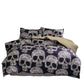 Sugar Skull Printed Queen Comforter Sets Bedding
