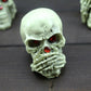 3pcs/set Terror Skeleton Art Skull Statue Sculpture Resin