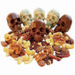 4 Grids 3D Skull Head Ice Cube Mold Halloween Skull Shaped
