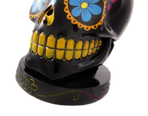 Fantasy Gifts Day of the Dead Stacked Sugar Skulls Mexican Dia De Los Muertos Incense Tower