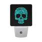 Sugar Skull Flowers LED Night Light with Smart Dusk to Dawn Sensor