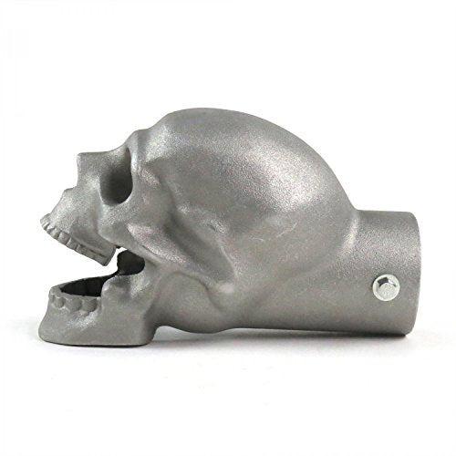 Vintage Parts 316035 Alloy Skull Muffler Exhaust Tip - Fits 2.5" Pipes, 1 Pack