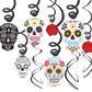 Dia De Los Muertos Day Of The Dead MEGA Halloween Party Pack for 18 with Decorations Includes Plates, Napkins, Cups, a Tablecover, Coasters, 30 Piece Swirl Decorations and an EXCLUSIVE Pin!
