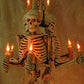 Skeleton Chandelier, Three Harvey Jr. Skeletons Holding Candles