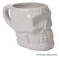 Ceramic Sugar Skull Coffee Mug - White Day of the Dead Coffee Cup Mug