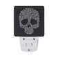 Sugar Skull Flowers LED Night Light with Smart Dusk to Dawn Sensor