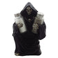 Grim Reaper Glass Salt and Pepper Shaker Set Sculpture for Gothic Bar and Kitchen Table Halloween Decor Figurines and Statues and Medieval & Fantasy Skulls and Skeletons Gifts by Home-n-Gifts