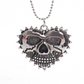Skull Necklace Punk Vintage European Jewelry Long Sweater Chain Sunshine Heart Pendant Necklaces