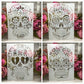 4Pcs/Lot A4 Skull Skeleton Ghost DIY Layering Stencils Painting Scrapbook