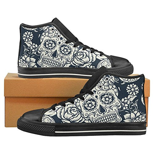 Women's High Top Classic Casual Canvas Fashion Shoes Trainers Lace Up Sneakers