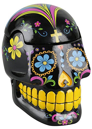 The Dead 3D Skull Trinket Box / Ashtray Black