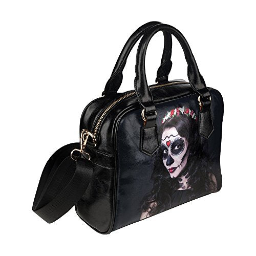 Shoulder Handbag Mysterious Sugar Skull Fashionable Tote Bag