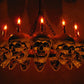 Skeletons And More Skull Chandelier w/ 12 Skulls