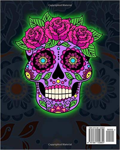 Sugar Skull Coloring Book.