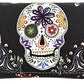 Concealed Carry Day of the Dead Sugar Skull Purse Handbag & Wallet