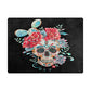 Cactus Rose Flower Sugar Skull Dia De Los Muertos Area Rug Rugs for Living Room Bedroom 5'3 x 4'