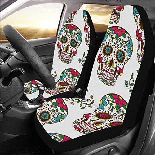 Valentine's Day Greeting Card Birds Car Seat Covers Protector Set