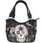 Concealed Carry Day of the Dead Sugar Skull Purse Handbag & Wallet
