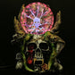 Halloween Plasma Skull Ball Light , Skull Ornaments Resin Home Decoration,