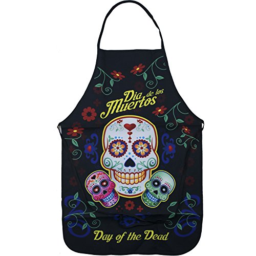 Sugar skull Day of The Dead Kitchen Apron Set