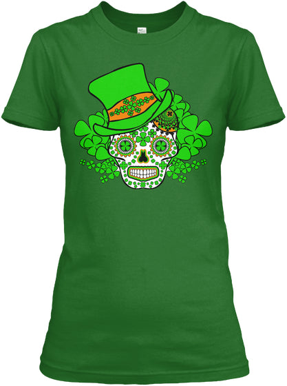 Sugar skull St Patrick's Day