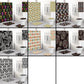 5Pcs/Set 3D Skull Shower Curtain Bath Rug Set