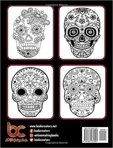 Sugar Skull Coloring Book for Adults: 35 High Quality Designs | Day of the dead | Halloween | 5 Extra Pages (Animal Mandala, Paisley, Valentine Doodle)