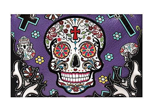 Sugar Skull Purse with Concealed Carry Pocket Handbag