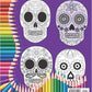 Adult Coloring Books: Sugar Skulls (Volume 1)