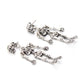 Hot Fashion Skeleton Skull Stud Earrings Biker Jewelry Wholesale Antique Vintage Punk Earrings for Women Gift