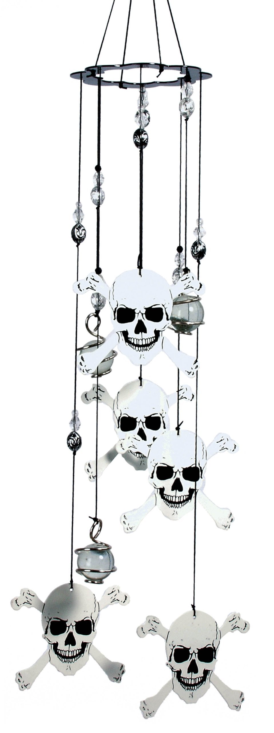 Spoontiques Skull and Crossbones Wind Chime