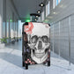 Awesome skull Suitcases, floral skull luggage, gothic halloween suitcase luggage