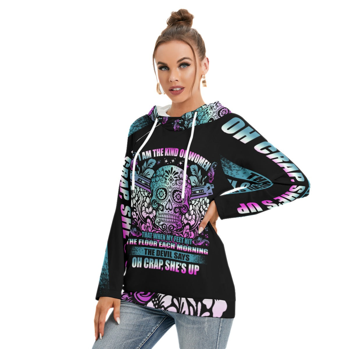 Day of the dead  Women's Hoodie With Double Hood