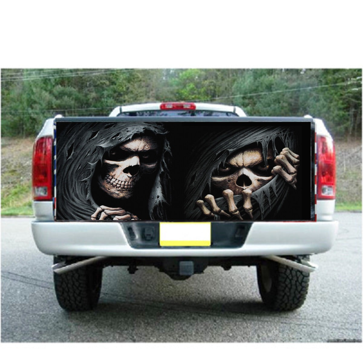 Grim reaper skeleton gothic Truck Bed Decal