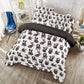Day of the dead sugar skull animal Four-piece Duvet Cover Set