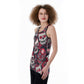 Sugar skull All-Over Print Women's Back Hollow Tank Top