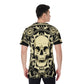 Gothic Skull Men's O-Neck T-Shirt, Halloween skeleton T-shirt, Halloween costume