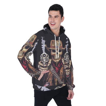 Grim reaper gothic Men's Heavy Fleece Raglan Hoodie