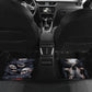 No see no hear no speak evils skull Car Mats