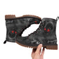 Skull red eyes gothic men's women's boots shoes, Gothic grim reaper shoes boots for men women