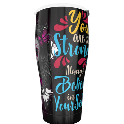 Sugar skull Cone Tumbler 30oz