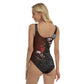 Grim reaper skull Women's One-piece Swimsuit, Gothic skull swimsuit