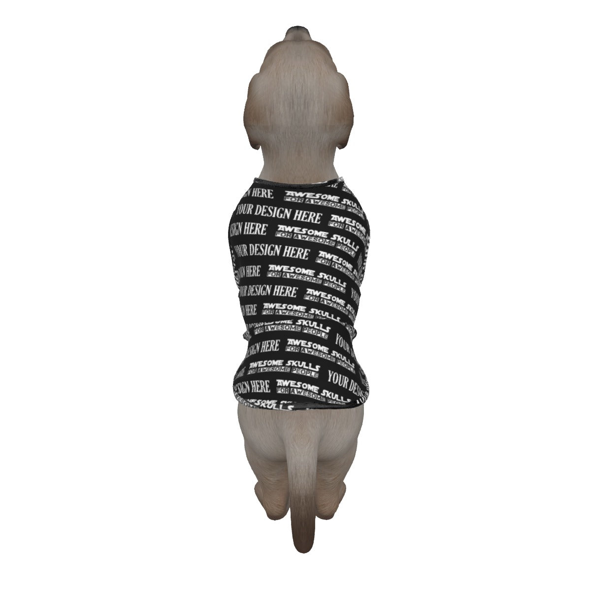 Custom Print on demand POD Little Dog's Tank Top